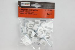 Do it + Garden Nagelbriden Set weiss 11-15 mm, 20 Stk.