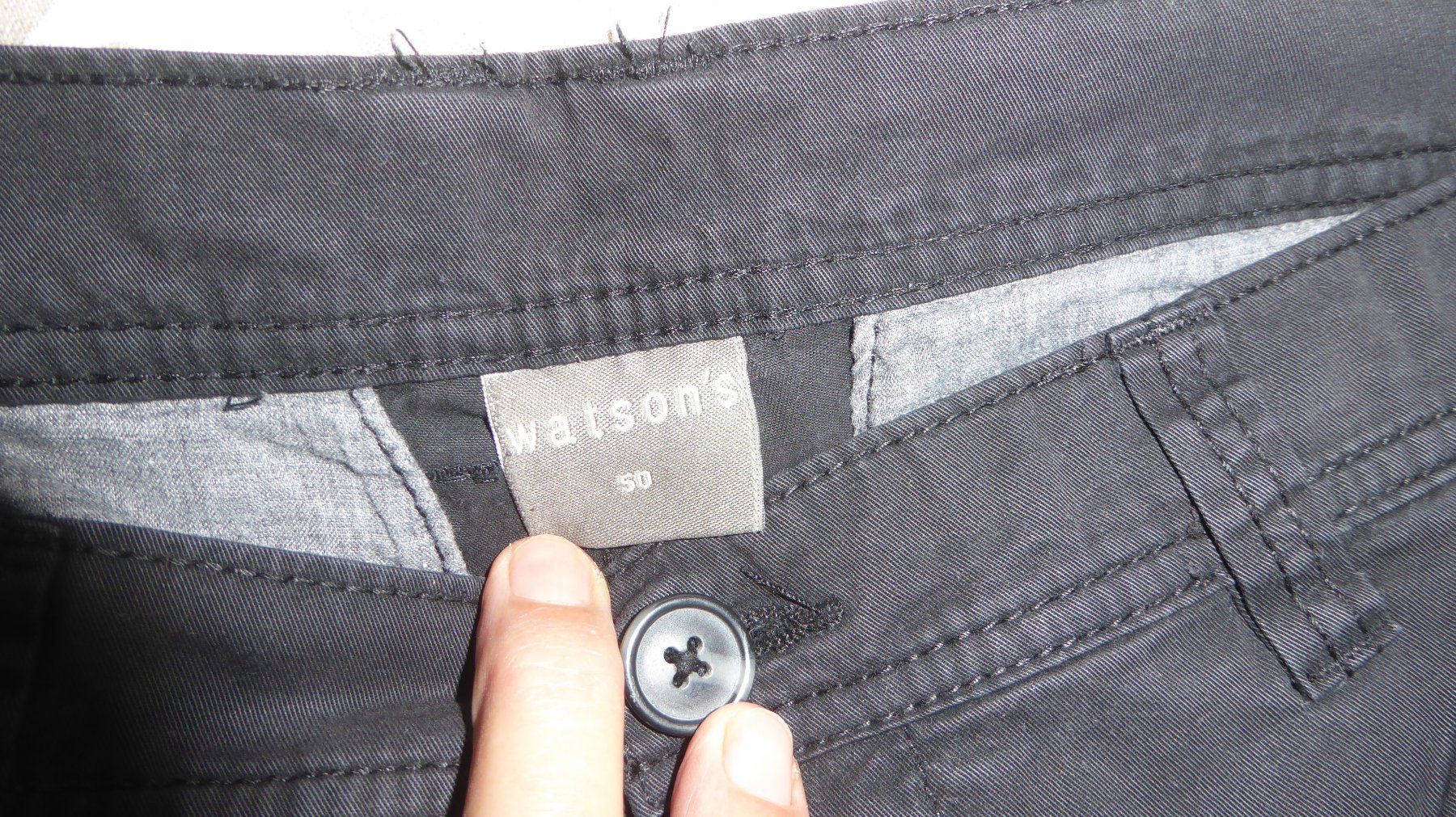 Pantaloni: Herren Cargohose Gr 50 Bund47cm Watson s – Usato da Sargans venduto da Benziner 1
