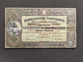 5 Franken Tell 1949