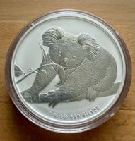 1 Kilogramm Silbermünze Australien Koala 2010