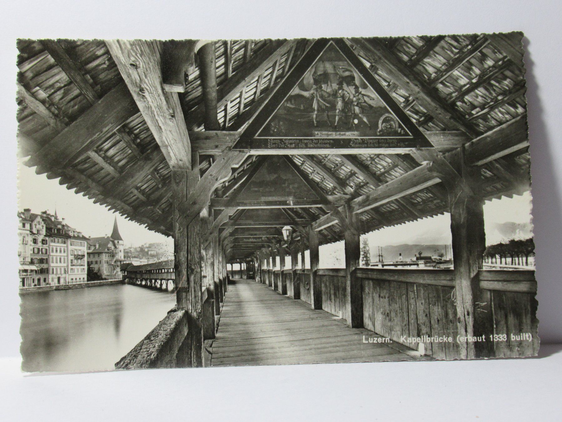 Ansichtskarten: Luzern , Kapellbrücke – Neu (gemäss Beschreibung) aus Grenchen von Bluemchen1900