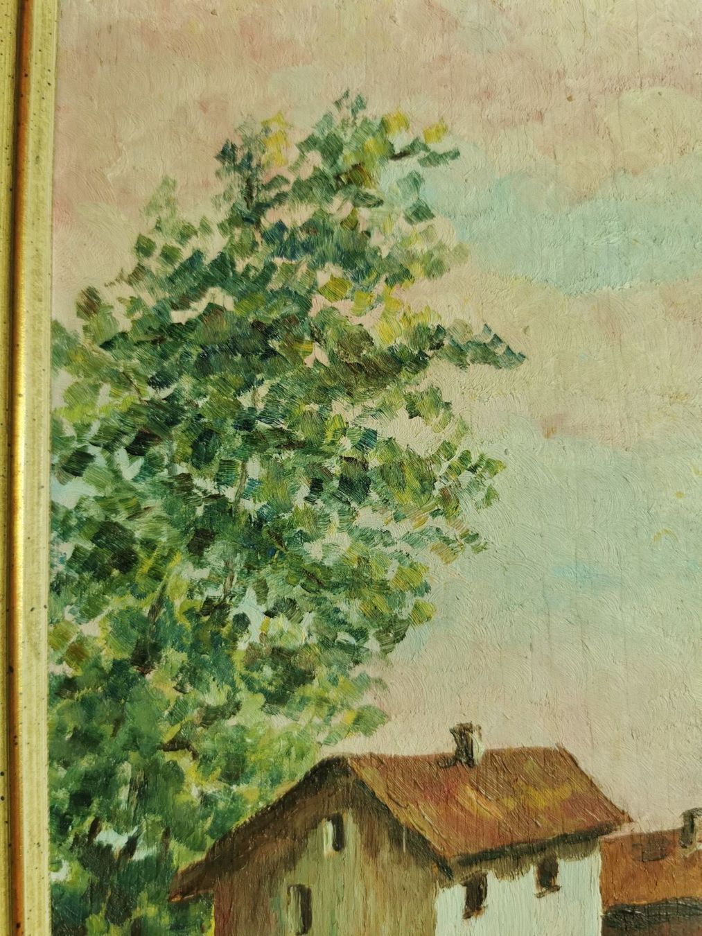 Dipinti: Bild Landschaft / Haus / Baum – Usato da Sirnach venduto da windrad65 1