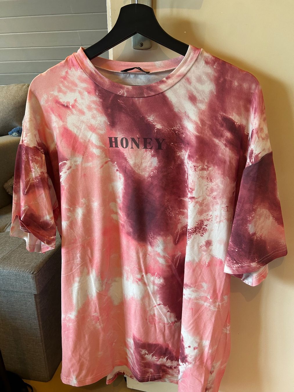 T-shirt: Oversized T-Shirt Gr. 36 - Batik Design – Usato da Horgen venduto da Melissor