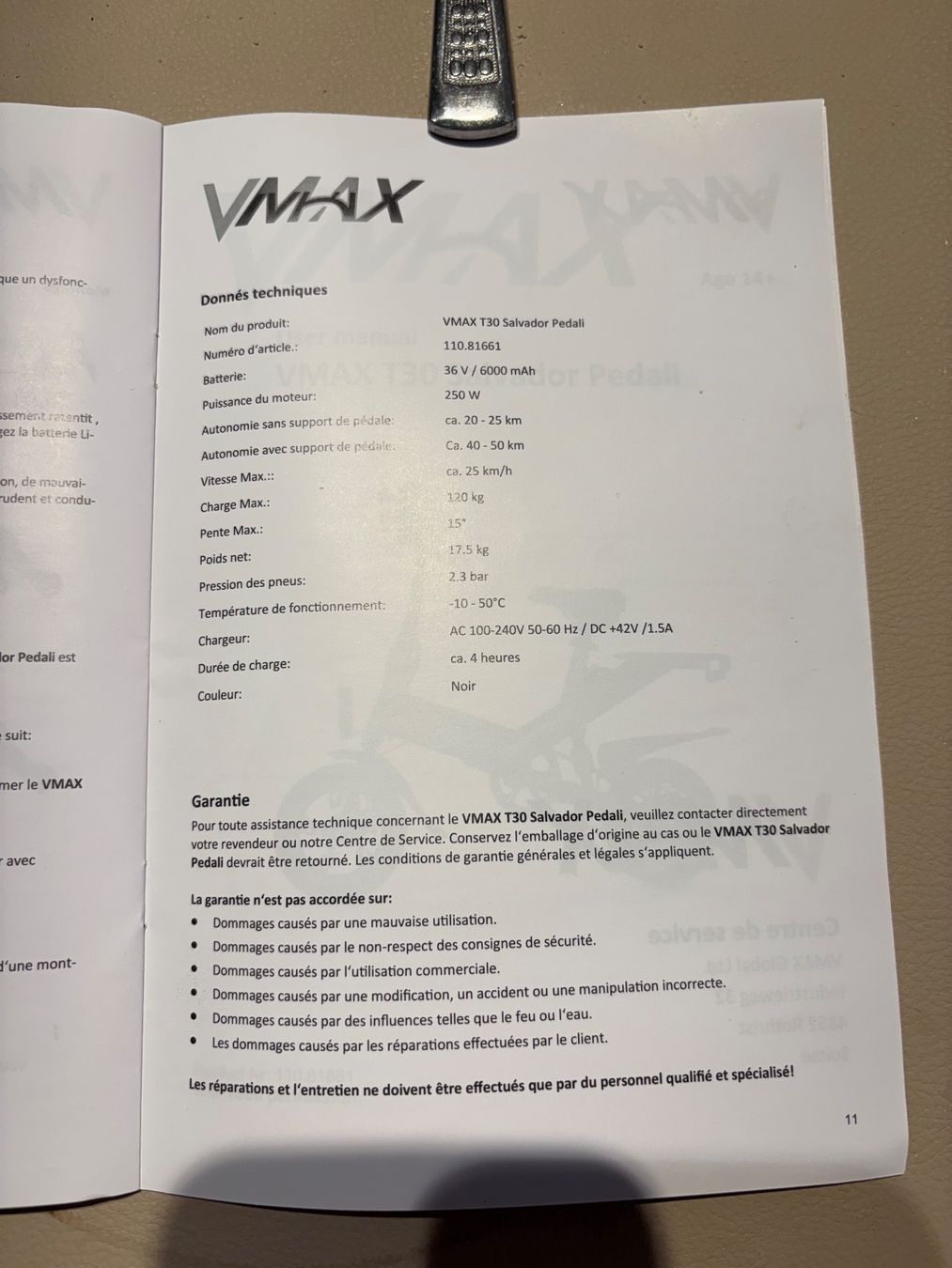 Scooters: VMAX T30. Salvador Pedali – Neu (gemäss Beschreibung) aus MONTHEY von roc_w2ll 4