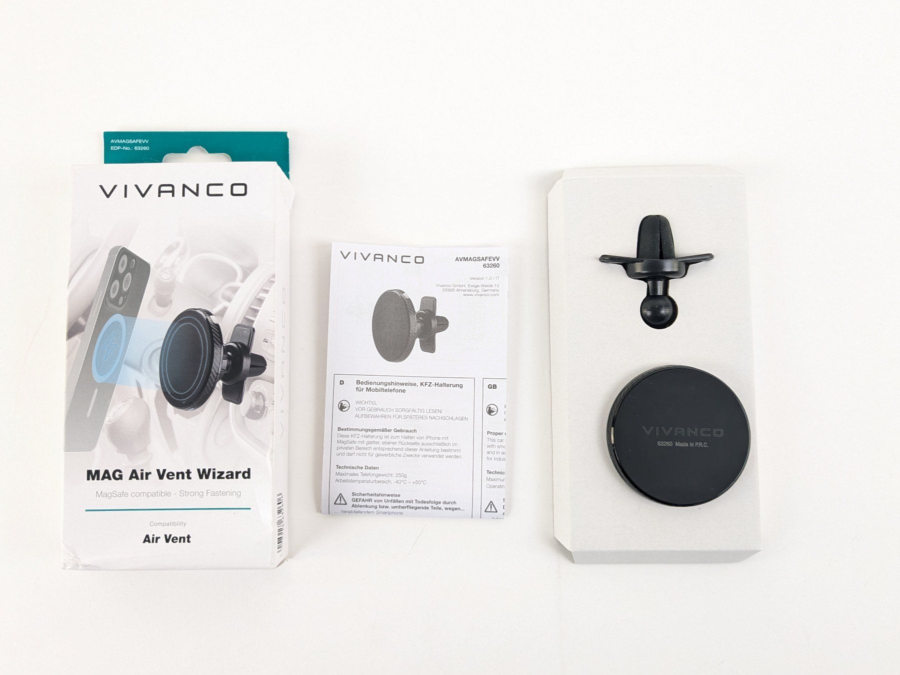 Halterungen: VIVANCO MAG Air Vent Wizard Handyhalterung – Neu (gemäss Beschreibung) aus Dintikon von Restwert_Dintikon