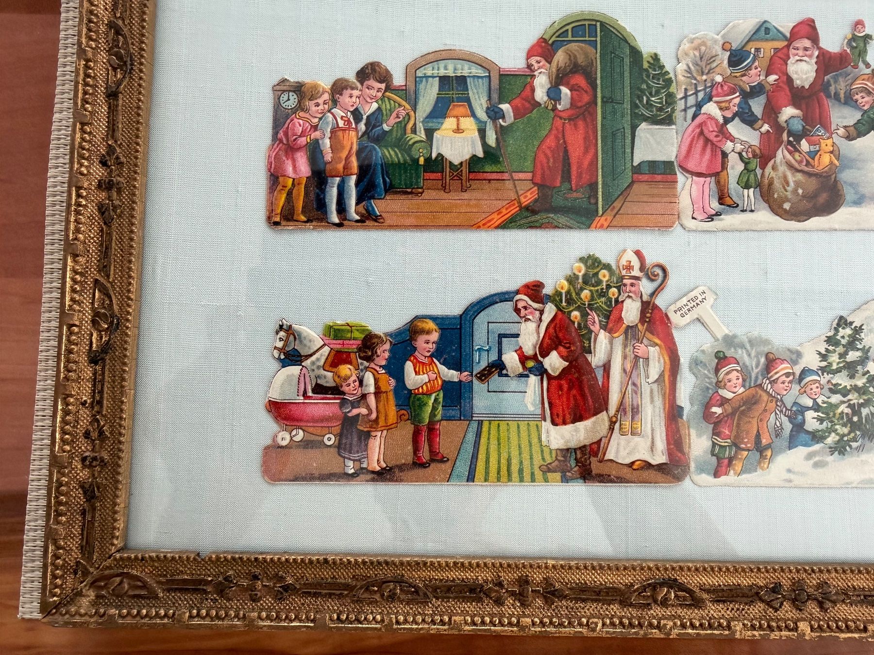 Poster & Bilder: Altes Bild mit Weihnachtsmotiven – Gebraucht aus Frauenfeld von suiza55 5