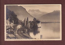 VEYTAUX - Gare et Château de CHILLON - Dents du Midi - 1913