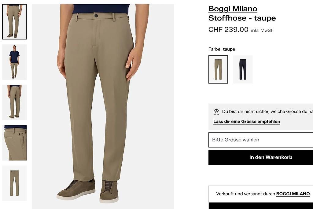 Hosen: Boggi Milano BTECH Hose Gr.54 180/96 Neupreis ca CHF 239 – Gebraucht aus Baden von FraeuleinSonne 3