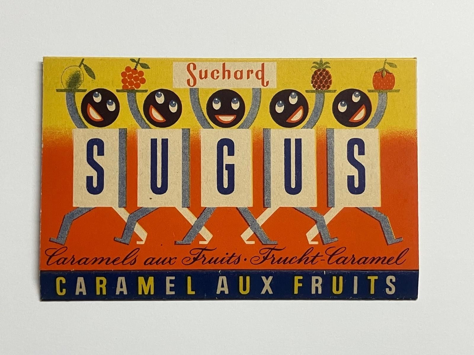 Suchard Carte collezionabili: Sugus - Originalverpackung, Suchard Reklame – Usato da Regensdorf venduto da 7ws8