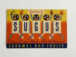 Sugus - Originalverpackung, Suchard Reklame