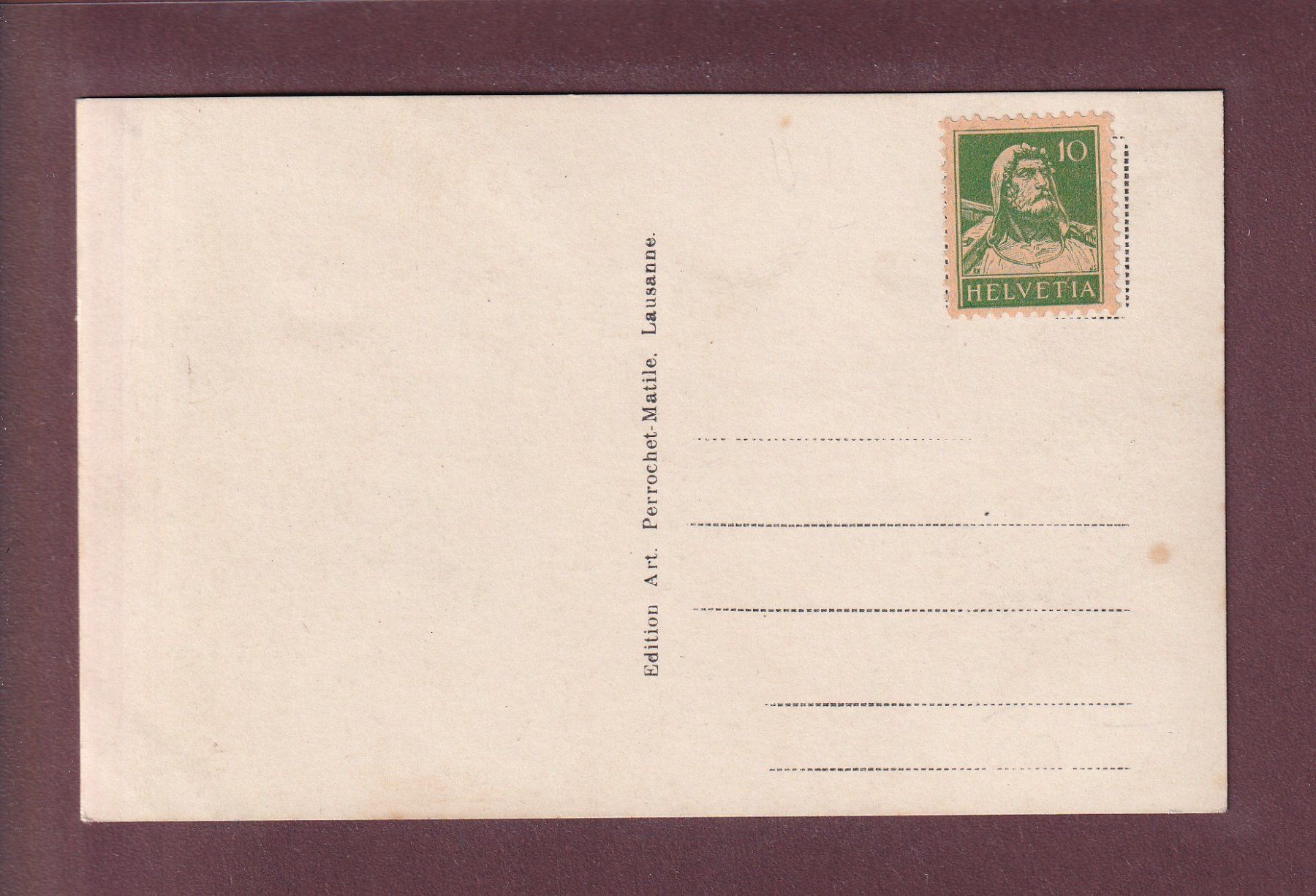 Cartoline postali: LAUSANNE - La Gare et les alpes – Usato da Pully venduto da nicecards 1