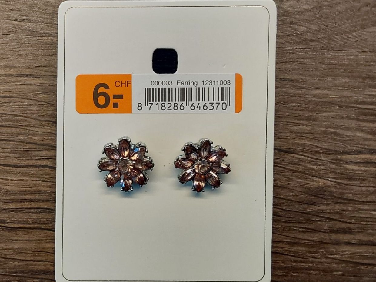 Orecchini pendenti & Orecchini a lobo: Ohrstecker rosa neu – Nuovo e nell'imballaggio originale da Köniz venduto da scopello12