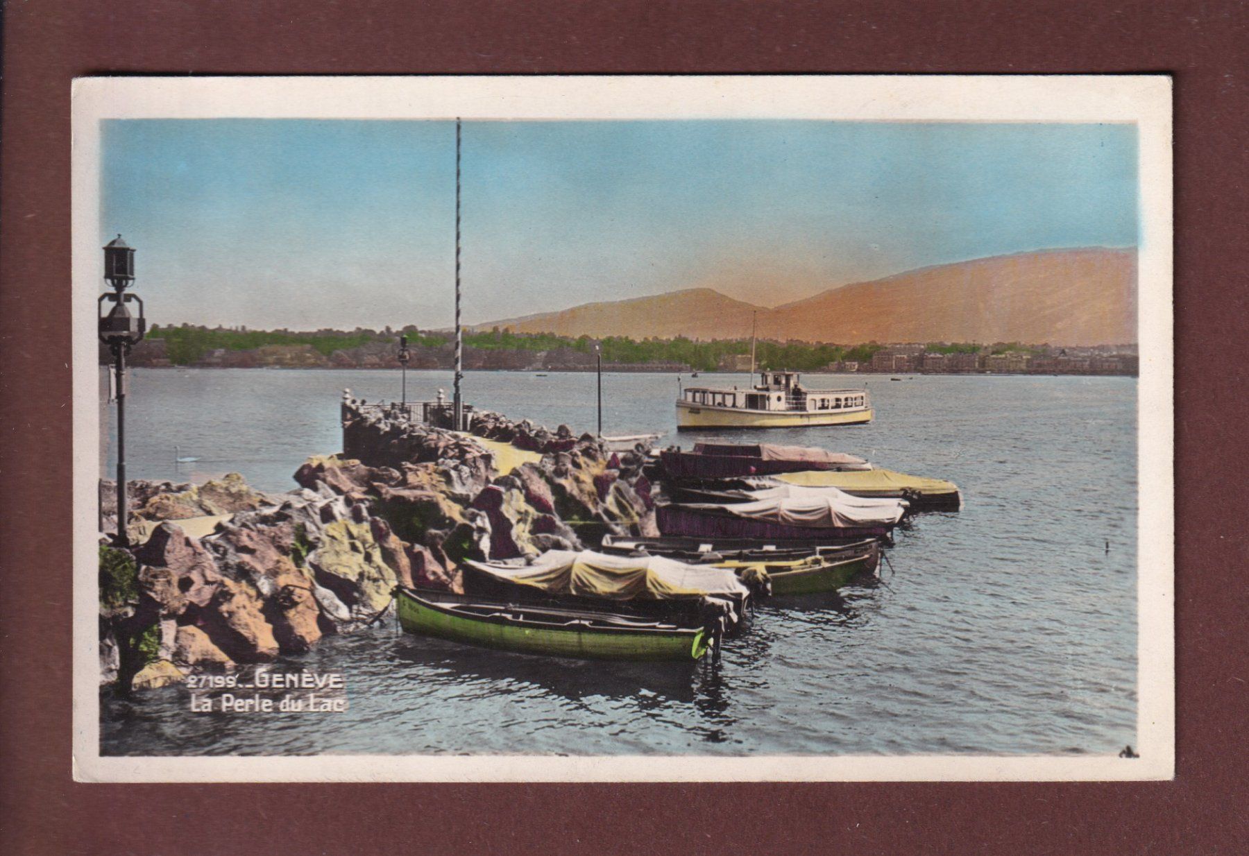 Cartoline postali: GENEVE - La Perle du Lac – Usato da Pully venduto da nicecards