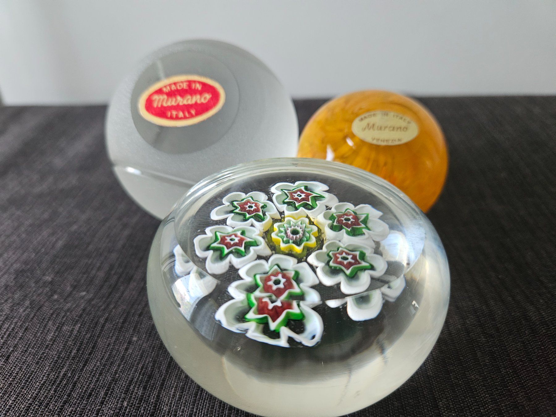 Murano Bicchieri: Murano Paperweights / Briefbeschwerer  3 Stück – Usato da Oberrieden venduto da Sun-and-Sand 2