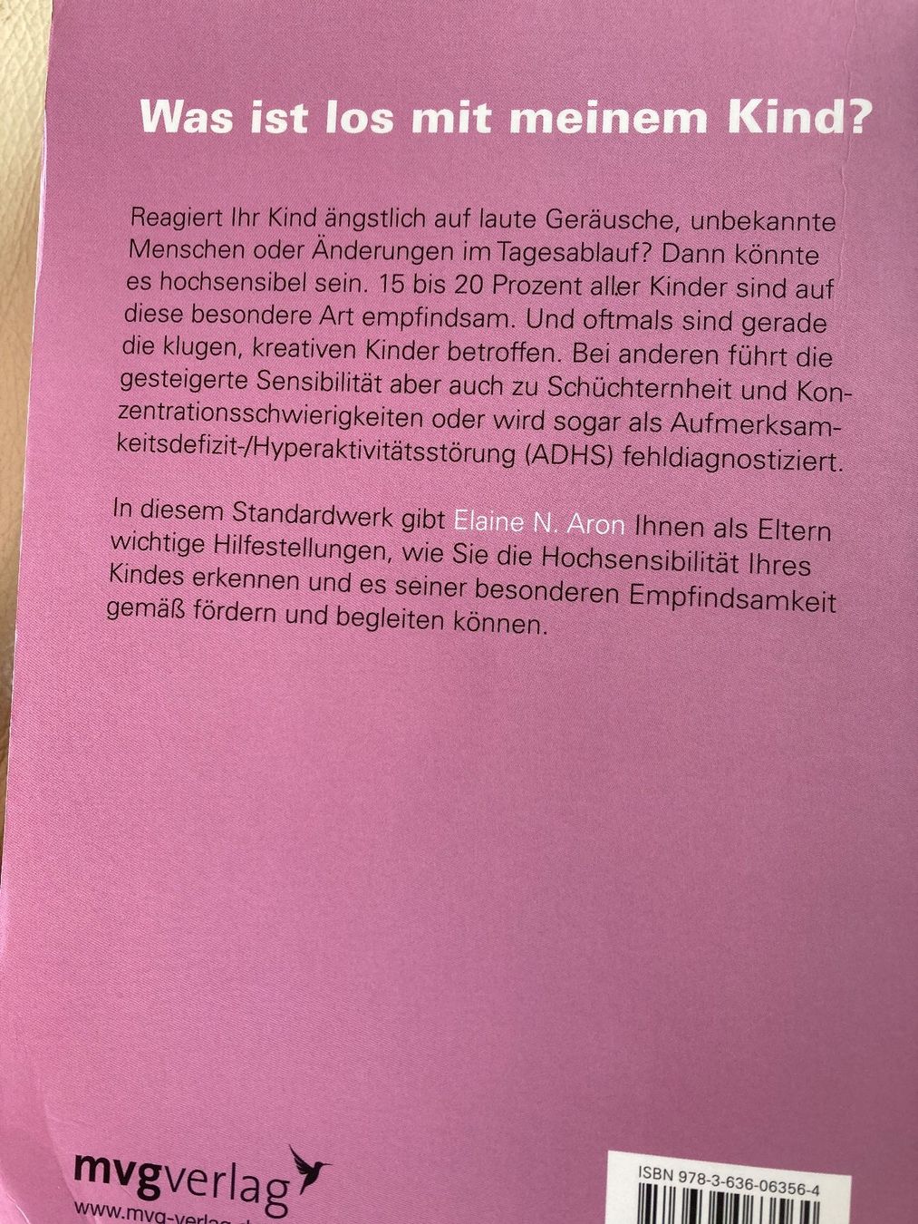 Libri: Elaine N, Aron, Das hochsensible Kind – Usato da Baden venduto da Yoyo1 3