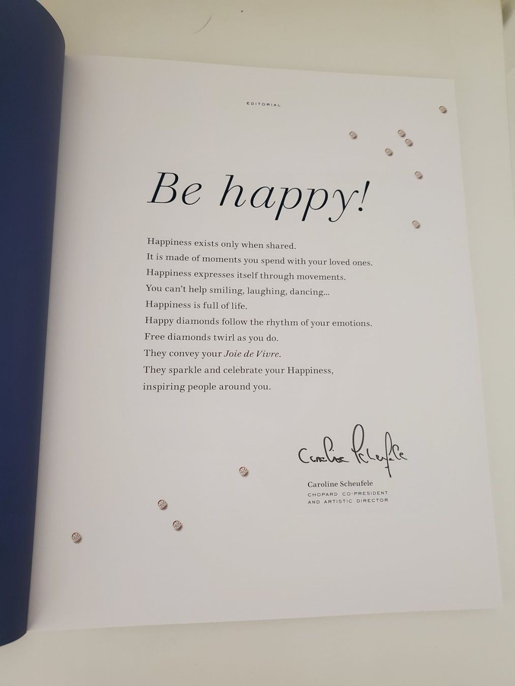 Zeitschriften & Magazine: Broschüre  Chopard hapiness I. issue diamonds Julia Roberts – Neu (gemäss Beschreibung) aus Unterägeri von 0alfa0 2