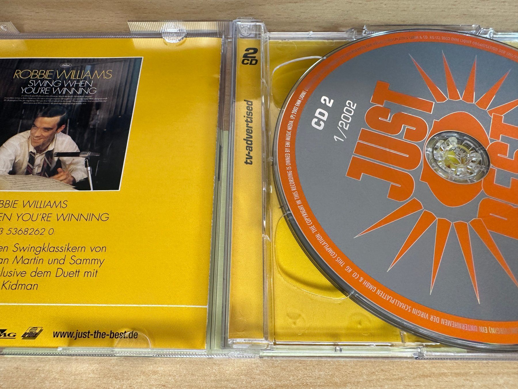 CD: Various – Just The Best 1/2002 - 2 CD – Usato da Rikon im Tösstal venduto da Alpenmutz 2