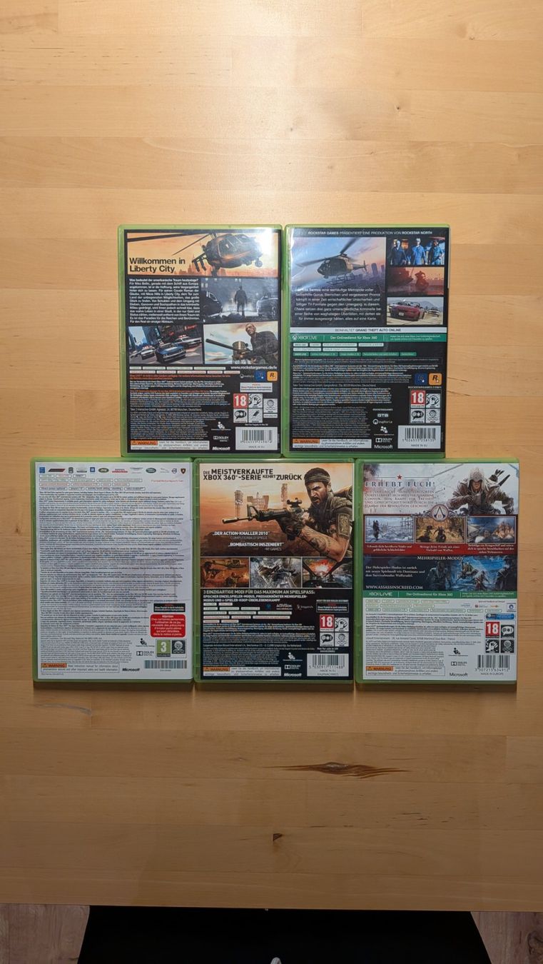 Microsoft Console: Xbox 360 Bundle | 5 Spiele + USB Controller | – Usato da Hinterforst venduto da bem228 4