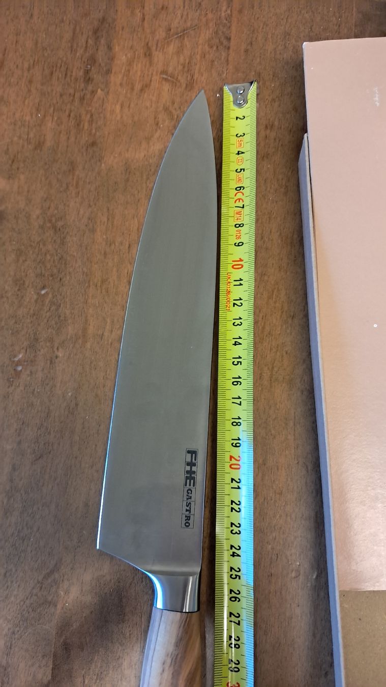 Coltelli da cucina: FHE Gastro Kochmesser, olivenbaum grif im Karton! – Nuovo (secondo la descrizione) da Zürich venduto da Sava_1987 1