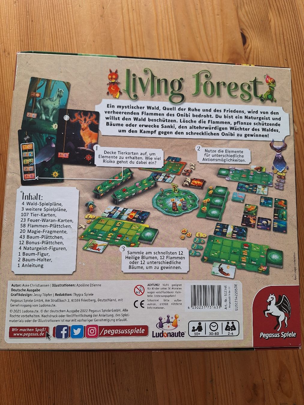 Pegasus Spiele Giochi: Brettspiel "Living Forest" – Usato da Aesch BL venduto da ChezToKa 3