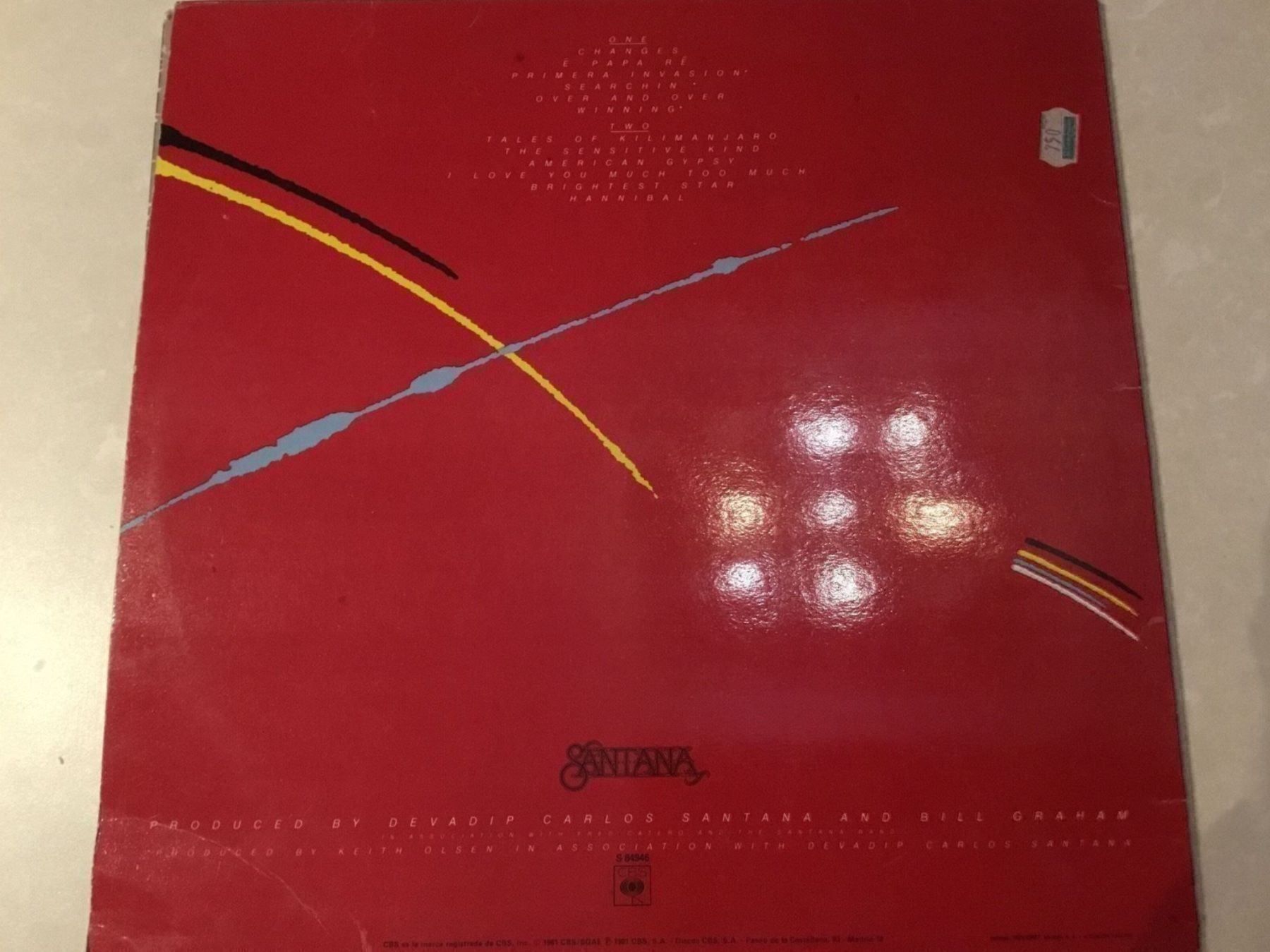 Dischi in vinile: Santana Zebop Spanish press – Usato da Noes venduto da Orsomarso72 1