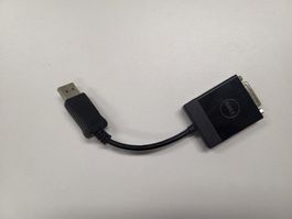DELL Displayport zu DVI-D Adapter, 20 cm lang, Schwarz