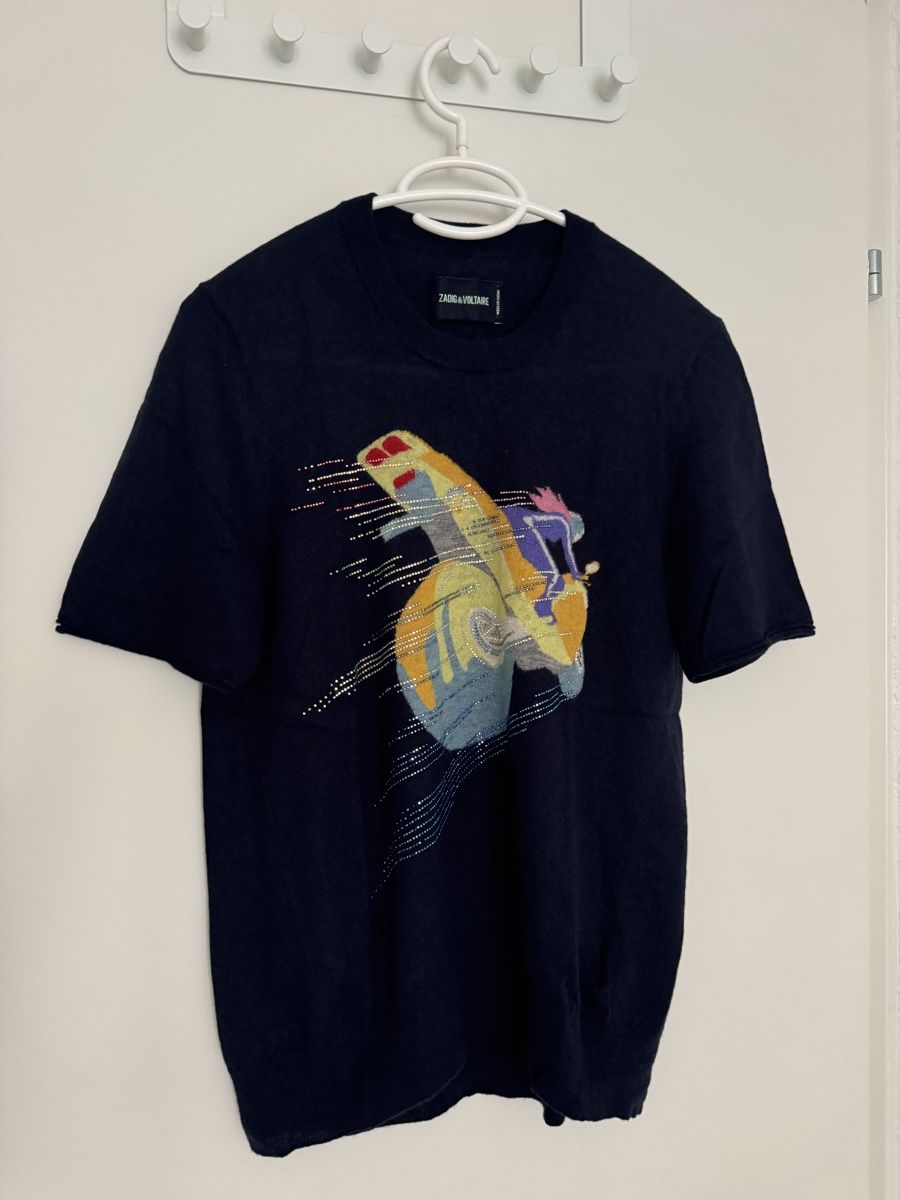 Maglioni & Felpe: Zadig&Voltaire Pullover Ida Kaschmir pullover marine M – Usato da Zürich venduto da Linen218 1