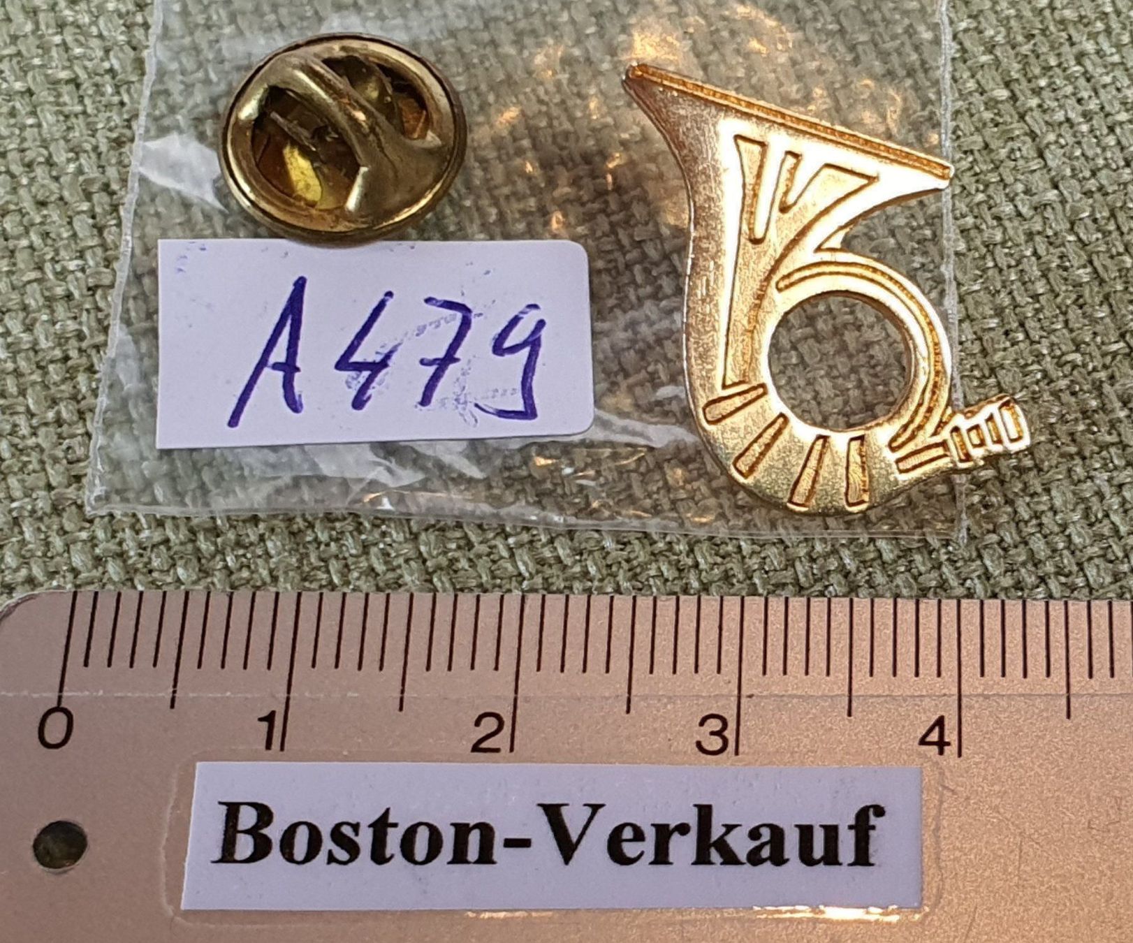 Plaketten & Abzeichen: A479 - Pin PTT Postkutsche Posthorn Post – Gebraucht aus Reinach BL von Boston-Verkauf 3