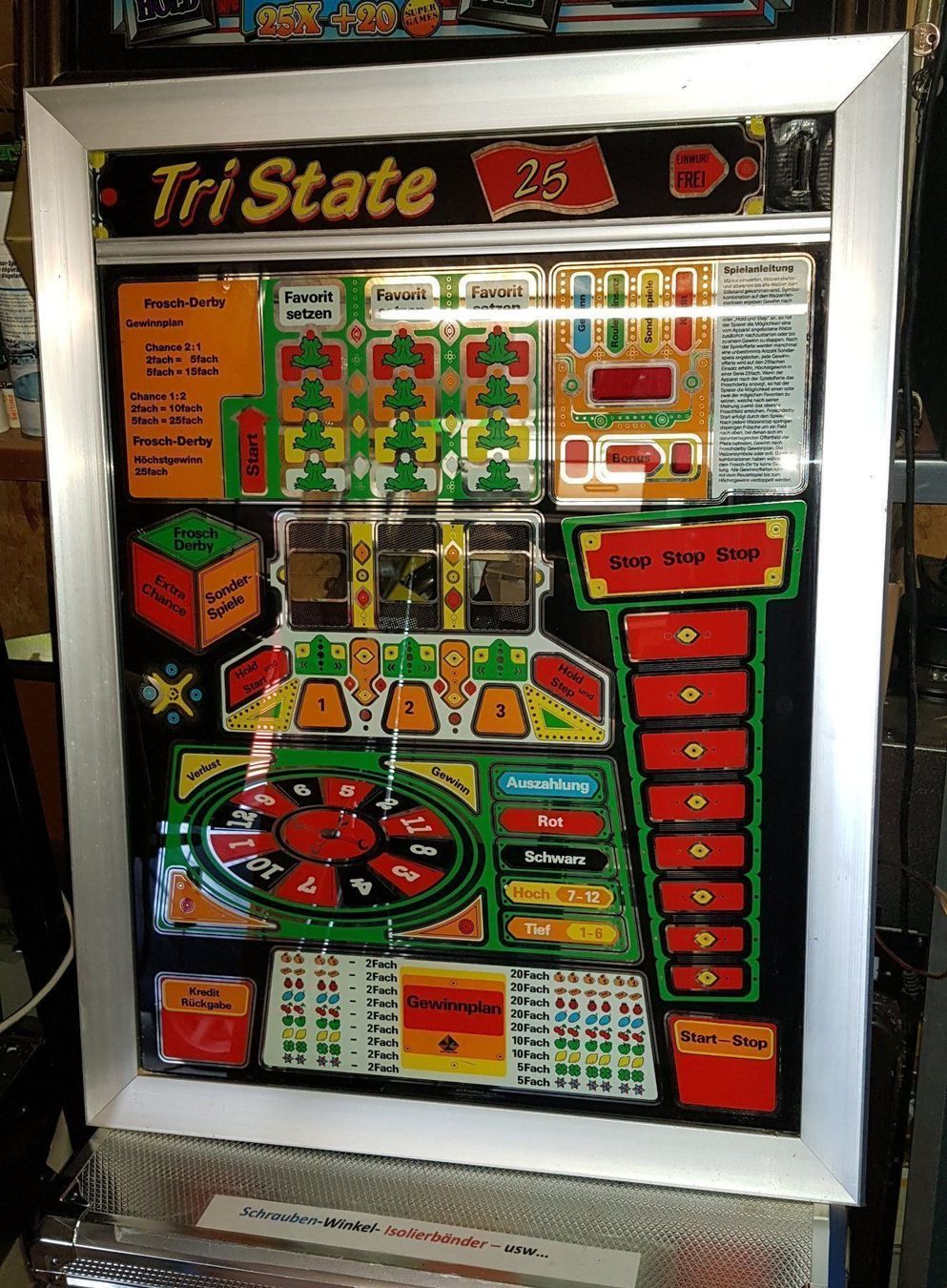 Slot Machine: TriStrate 25 Scheibe – Usato da Thun venduto da Engel114