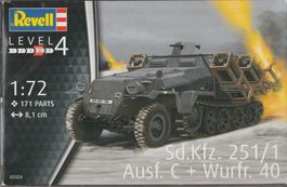 plastic model kit scale 1/ 72 Revell SD. KTZ. 251/1 AUSF C