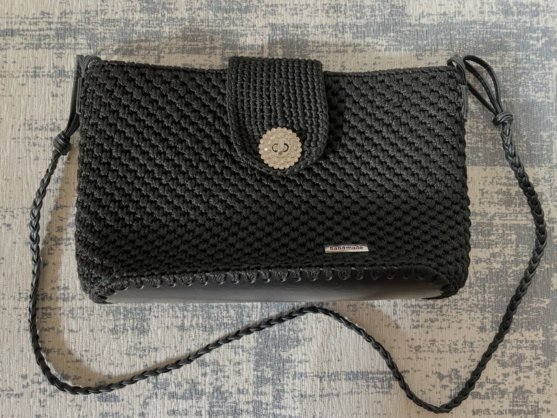 Borse da donna: Handmade - Crochet-style Bag (Black) – Nuovo (secondo la descrizione) da Chiasso venduto da Er_Mon