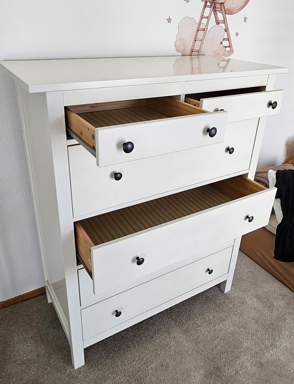Ikea Cassettiere: Schöne, weisse "Hemnes" Kommode mit 6 Schubladen – Usato da Morgarten venduto da luca006 2