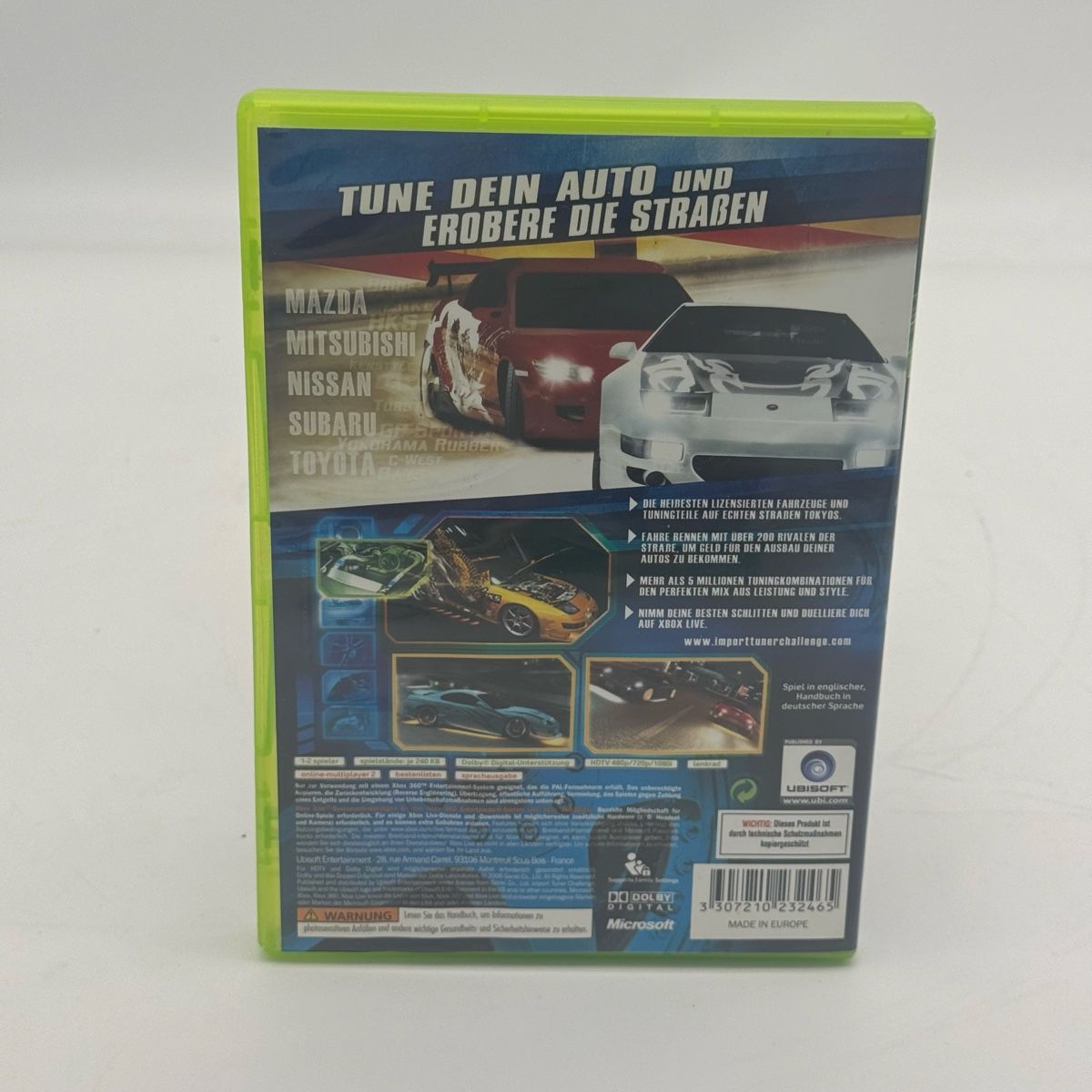 Microsoft Giochi: Import Tuner Challenge | Xbox 360 | Komplett | Game | DE – Usato da Kloten venduto da Warehouse81 1