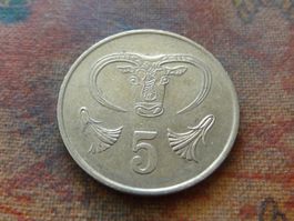 CHYPRE  5  Cents  1983