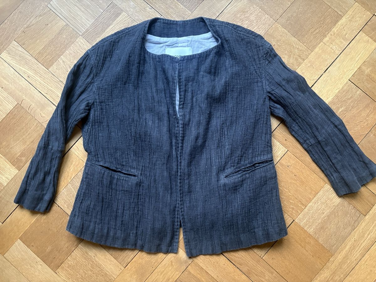 Dondup Giacche: Jacke DONDUP - Leinen / BW - anthrazit Gr. 34 – Usato da Zürich venduto da triangular 2
