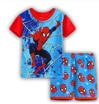 Spiderman Sommerpyjama Grösse 90 - 130cm
