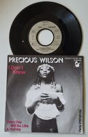 Disco vinile 45 giri Precious Wilson I Don't Know