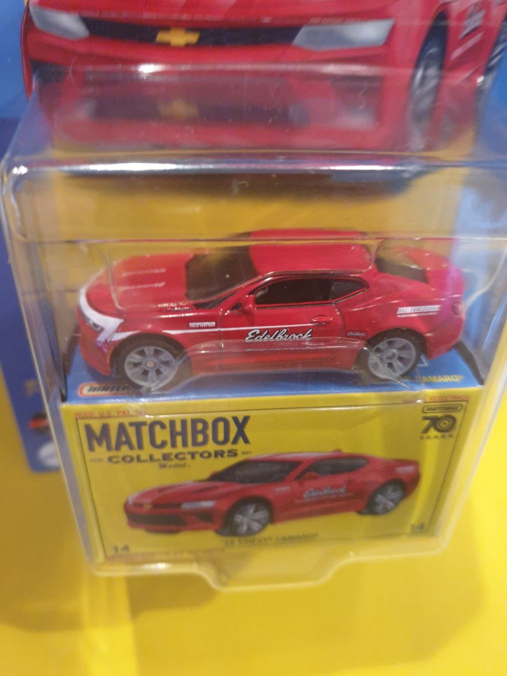 Matchbox Modellini d'auto: Matchbox '16 CHEVY CAMARO – Nuovo e nell'imballaggio originale da Oftringen venduto da Rotor 2