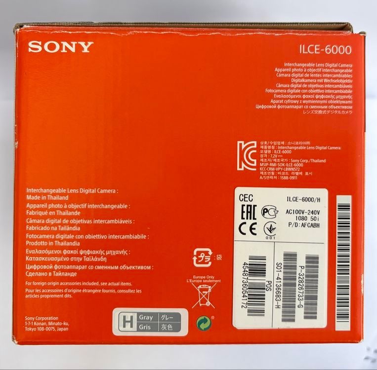 Sony Fotocamera: Sony Alpha 6000 APS-C Kamera (Body) – Usato da Zürich venduto da nickzurich 8