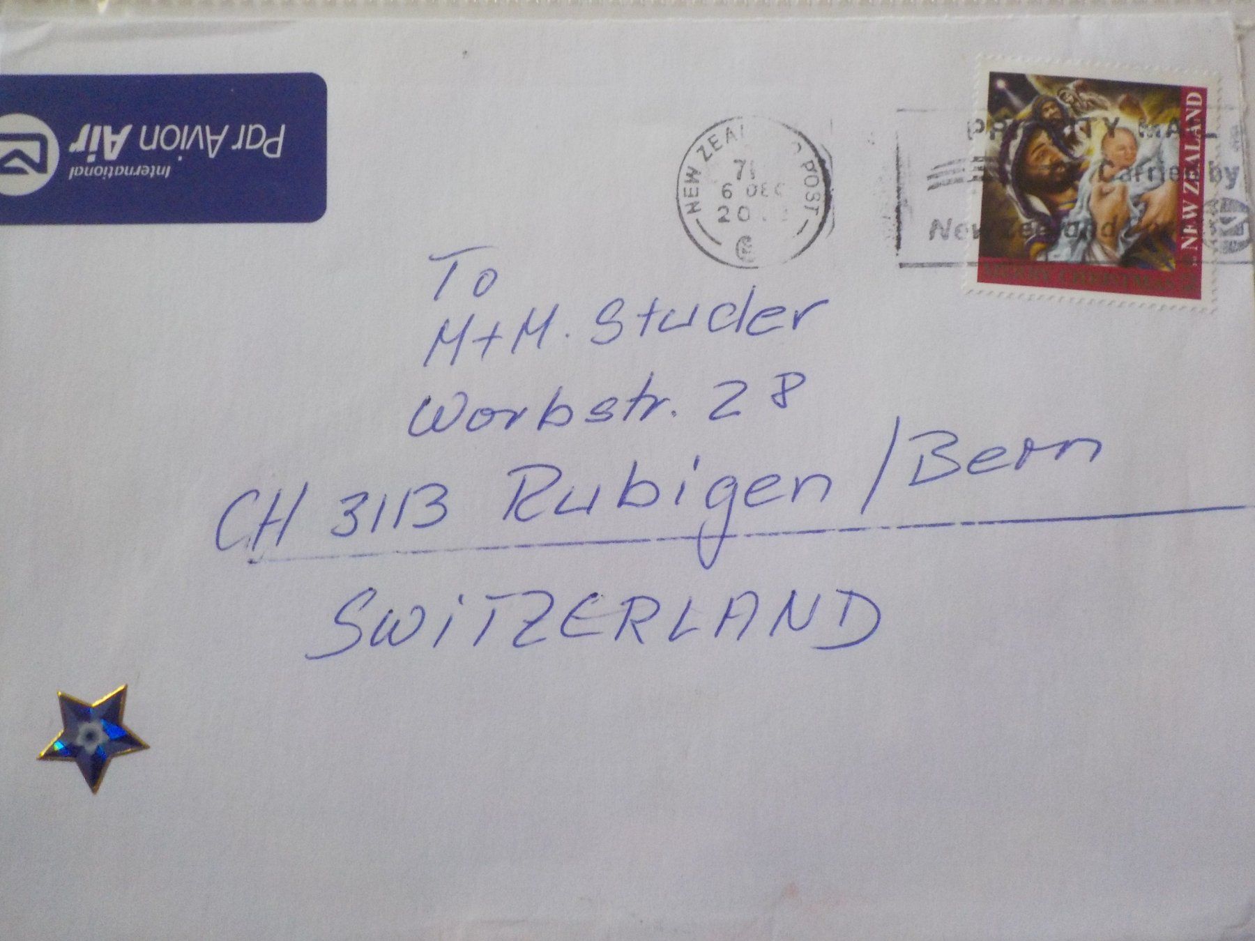 Tutti i francobolli: New Zealand, Brief Kind – Usato da Muri b. Bern venduto da Ricardoverkauf