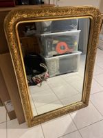 Miroir ancien doré à la feuille, (80 cm x 120cm)