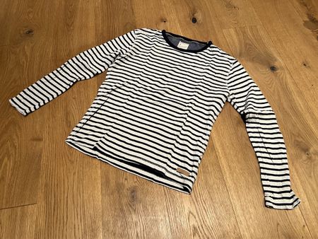 Herren Langarmshirt Gr. S gestreift Baumwolle Selected Homme