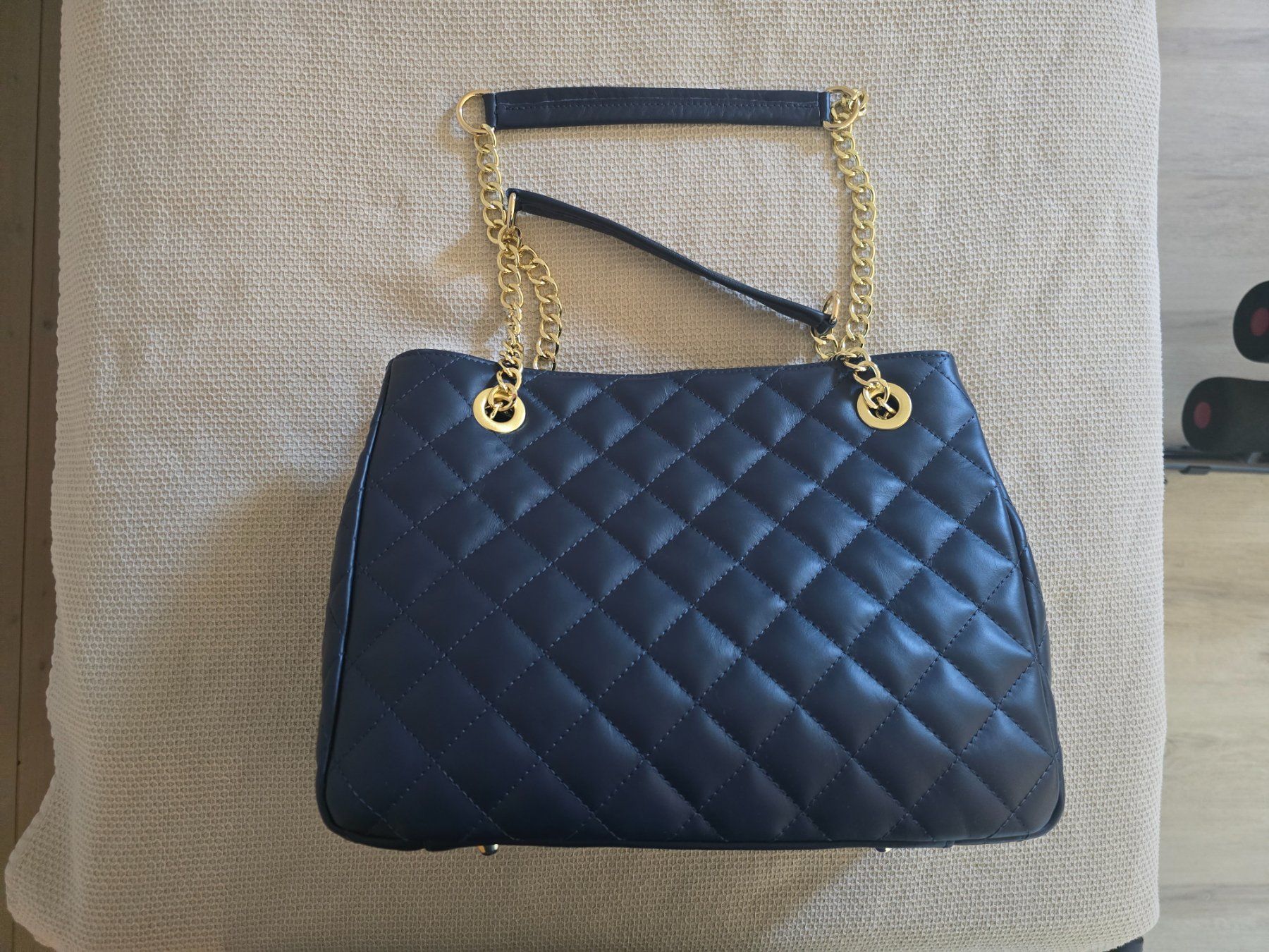 Taschen für Damen: Tasche aus Naturleder Blau – Gebraucht aus Brütten von Diana098 1