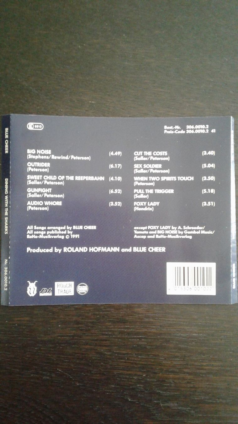 CD: Blue Cheer - Dining with the sharks – Nuovo (secondo la descrizione) da Wangen an der Aare venduto da Aspider 1