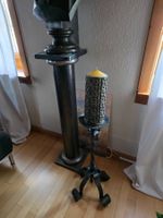 massiver eisenguss kerzenständer inkl. kerze