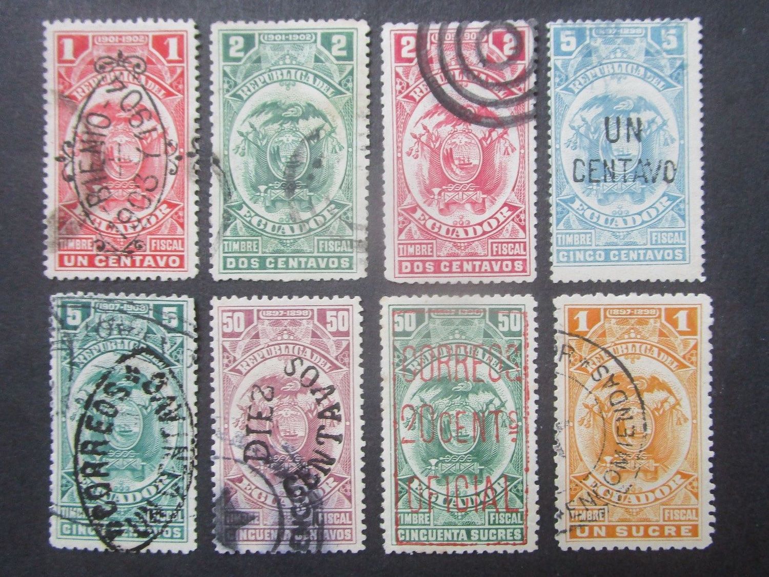 Tutti i francobolli: Ecuador   1903 – Usato da Dürnten venduto da tu5bo9