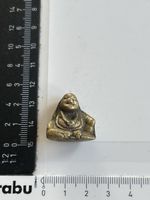 Kleine Buddha Figur aus Metall antik gebraucht(2S4)