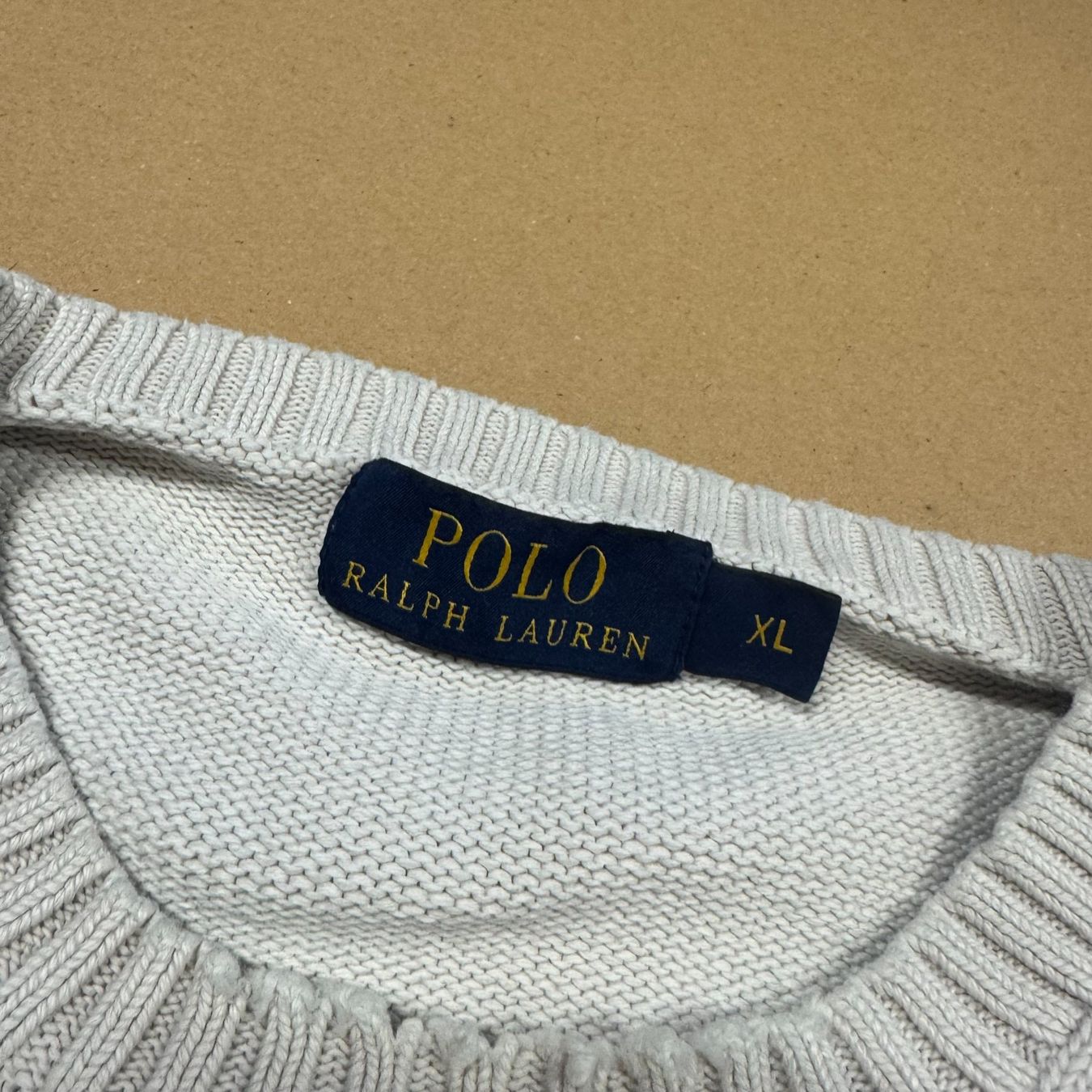 Ralph Lauren Maglioni & Felpe: Polo Ralph Lauren knitted white crewneck retro pullover pull – Usato da St. Gallen venduto da sourced_limited 2