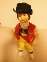 Appenzeller/Figur/ Puppe/Bauernjunge in Tracht