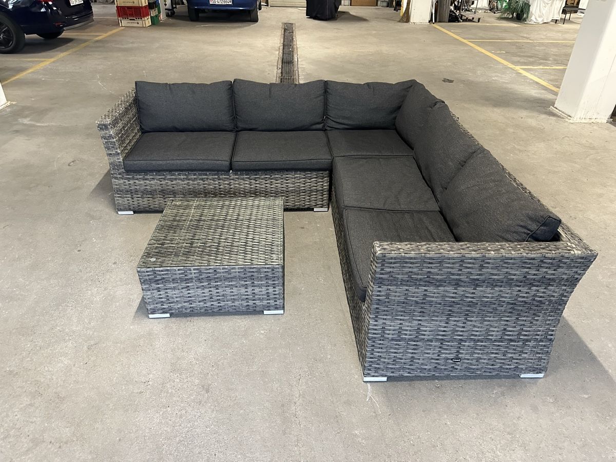 Divani: Gartenlounge Rattan 4-tlg Gartenmöbel – Usato da Steinach venduto da EvAy_Trade_2023 3